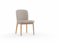 Stuhl Kilian, ohne Armlehne, Wollstoff Tano Natur (79), Buche