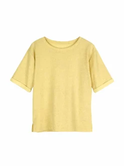 Sweat T-Shirt aus Bio Baumwolle/Hanf, 53 zitronensorbet, 38