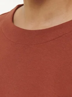 Sweatshirt aus Bio Baumwolle, 76 mahagoni, 38, GOTS