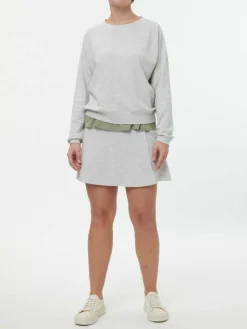 Sweatshirt aus Bio Baumwolle, 04 grau melange, S