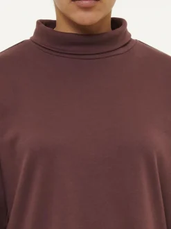 Sweatshirt aus Bio Baumwolle, 03 merlot, 38, GOTS