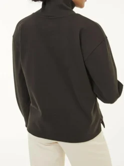 Sweatshirt aus Bio Baumwolle, 95 kakao, 38, GOTS