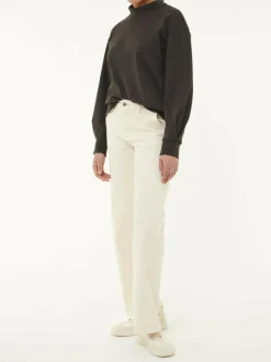 Sweatshirt aus Bio Baumwolle, 95 kakao, 38, GOTS