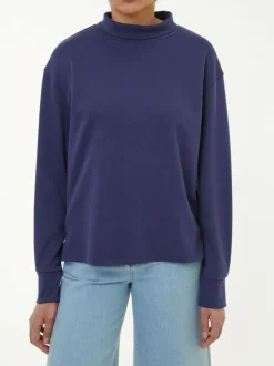 Sweatshirt aus Bio Baumwolle, 39 royalblau, 38, GOTS