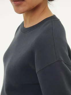 Sweatshirt aus Bio-Baumwolle, 38 navy, 38, GOTS