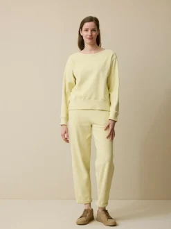 Sweatshirt aus Bio-Baumwolle, 54 pastellgelb, M, GOTS