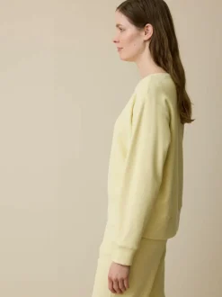 Sweatshirt aus Bio-Baumwolle, 54 pastellgelb, M, GOTS