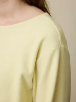 Sweatshirt aus Bio-Baumwolle, 54 pastellgelb, M, GOTS