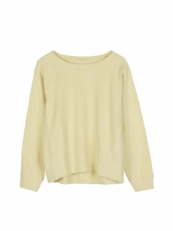 Sweatshirt aus Bio-Baumwolle, 54 pastellgelb, M, GOTS