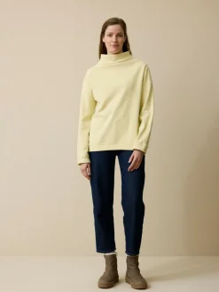 Sweatshirt aus Bio-Baumwolle, 54 pastellgelb, M, GOTS