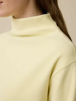 Sweatshirt aus Bio-Baumwolle, 54 pastellgelb, M, GOTS