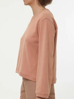 Sweatshirt aus Bio-Baumwolle, 61 sienna, 38, GOTS