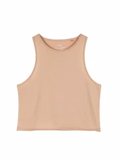 Top aus Bio Baumwolle, 73 camelie, S, GOTS