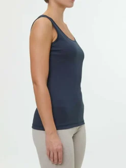 Top aus Bio Baumwolle, 81 mitternachtsblau, 38, GOTS