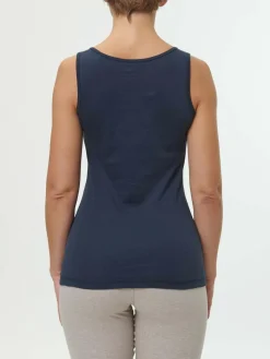 Top aus Bio Baumwolle, 81 mitternachtsblau, 38, GOTS