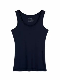Top aus Bio Baumwolle, 81 mitternachtsblau, 38, GOTS