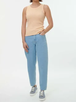 Top aus Bio Baumwolle, 25 peach, L, GOTS