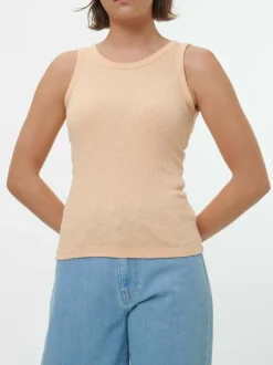 Top aus Bio Baumwolle, 25 peach, L, GOTS