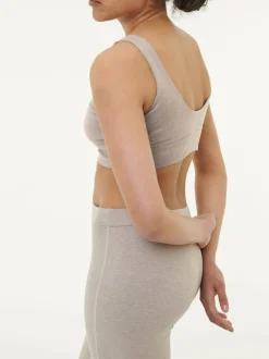 Top aus Bio Baumwolle, 15 stein melange, 38, GOTS