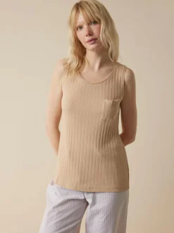 Top aus Bio Baumwolle, 94 toffee, M, GOTS