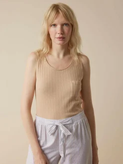 Top aus Bio Baumwolle, 94 toffee, M, GOTS