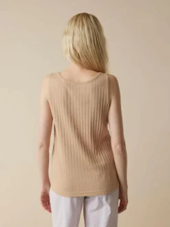 Top aus Bio Baumwolle, 94 toffee, M, GOTS