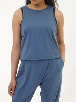 Top aus Bio Baumwolle, 33 vintage indigo, S, GOTS