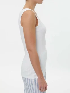 Top aus Bio Baumwolle, 11 weiss, 38, GOTS