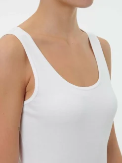 Top aus Bio Baumwolle, 11 weiss, 38, GOTS