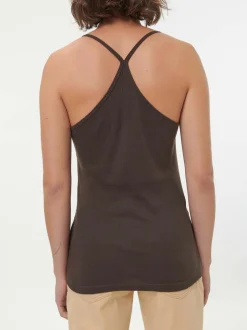 Top aus Bio-Baumwolle, 95 kakao, L, GOTS