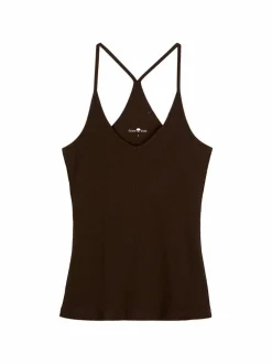 Top aus Bio-Baumwolle, 95 kakao, L, GOTS