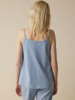 Top aus Bio-Baumwolle, 89 meerblau-weiss ringel, S, GOTS