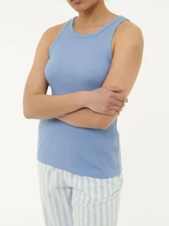 Top aus Bio-Baumwolle, 92 meerblau, S, GOTS