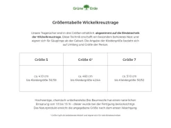 Tragetuch OPHELIA mandel, Größe 5, 100 % Baumwolle, GOTS, VEGAN