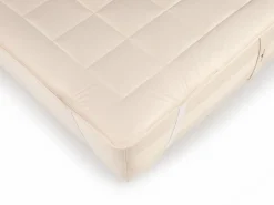 Unterbett Schafschurwolle, 90 x 200 cm, 500 g/m2, GOTS, NATURTEXTIL BEST