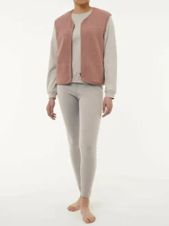 Weste aus Bio-Baumwolle, 71 cappuccino, S, GOTS