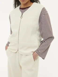 Weste aus Bio-Baumwolle, 13 natur, S, GOTS