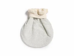 Winter- und Ganzjahresstrampelsack, Julie blaugrau, Bezug: 100 % Baumwolle, Füllung: 100 % Baumwolle, GOTS