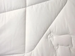 Winterdecke feine Schafschurwolle, 140 x 200 cm, 535 g/m2, GOTS, NATURTEXTIL BEST