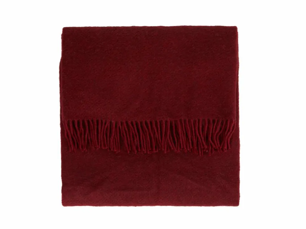 Wohndecke Mats Pur, pflaume, 130 x 200 cm, 50 % rezyklierte Schurwolle (Lamm)/50 % Schurwolle (Lamm), eco-wool