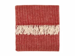 Wohndecke Mavie, blutorange, 130 x 200 cm, 100 % Schurwolle (Lamm), eco-wool