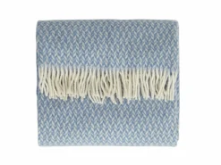 Wohndecke Nolan, rauchblau, 130 x 200 cm, 100 % Schurwolle (Lamm), eco-wool