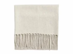 Wohndecke Nova, hellgrau melange, 130 x 200 cm, 50 % Alpakawolle/50 % Schurwolle (Schaf), Schurwolle kbT