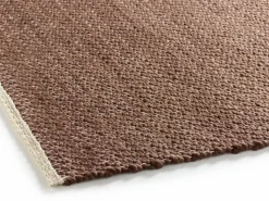 Wollteppich Ambo, GOTS, Dunkelbraun, 70 x 140 cm