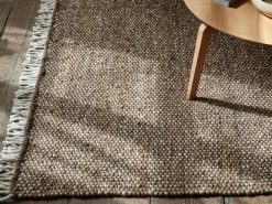 Wollteppich Cheviot, GOTS, Naturweiß ungefärbt, 70 x 140 cm