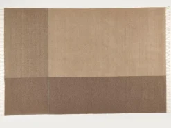 Wollteppich Kelim Mata, Sand/Thymian, 70 x 140 cm