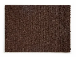 Wollteppich Skywalker, Dunkelbraun, 70 x 140 cm