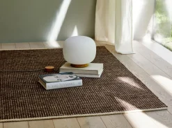 Wollteppich Vellino Pur, 70 x 140 cm, Dunkelbraun