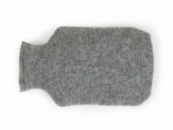 Wärmflaschenbezug Finn, uni grau, 2 L, 100 % Schurwolle (Schaf)