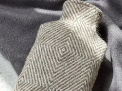 Wärmflaschenbezug Nola, hasel, 2 L, 100 % Schurwolle (Schaf)